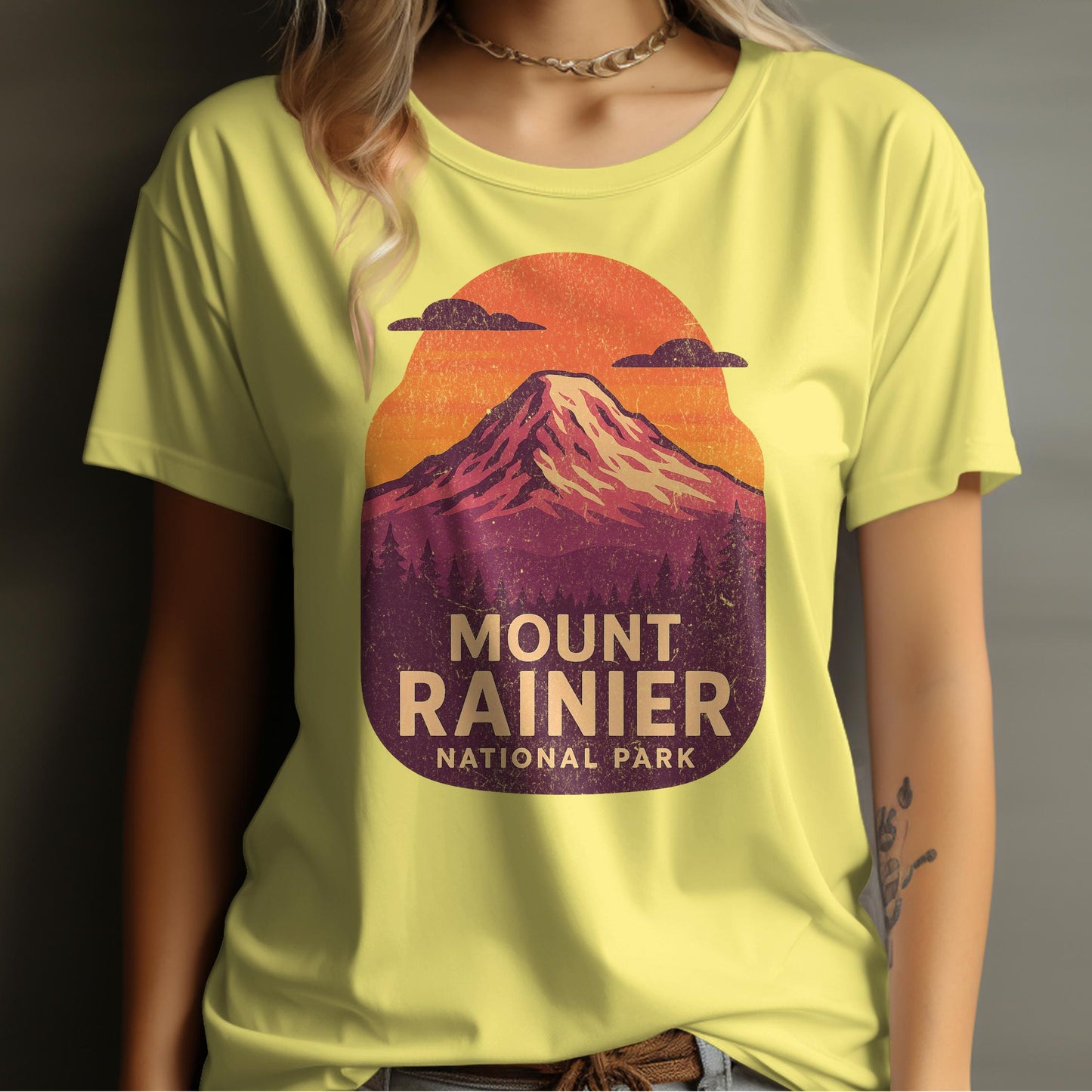Mount Rainier National Park Graphic T-Shirt product type