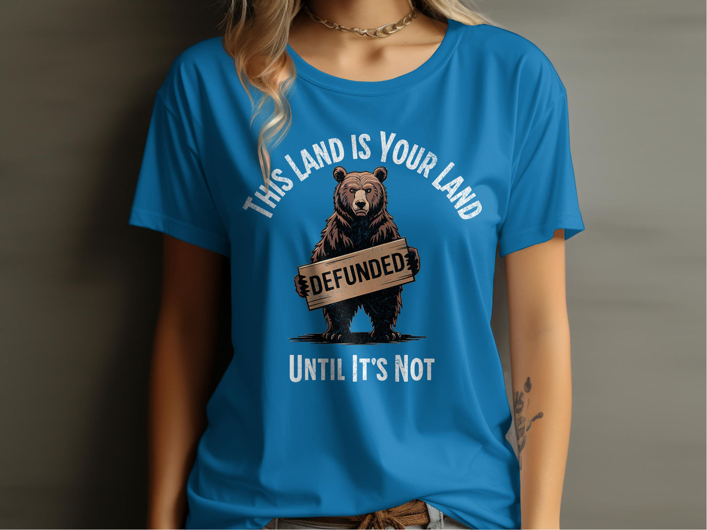 This Land Is Your Land Defunded Graphic Tee product