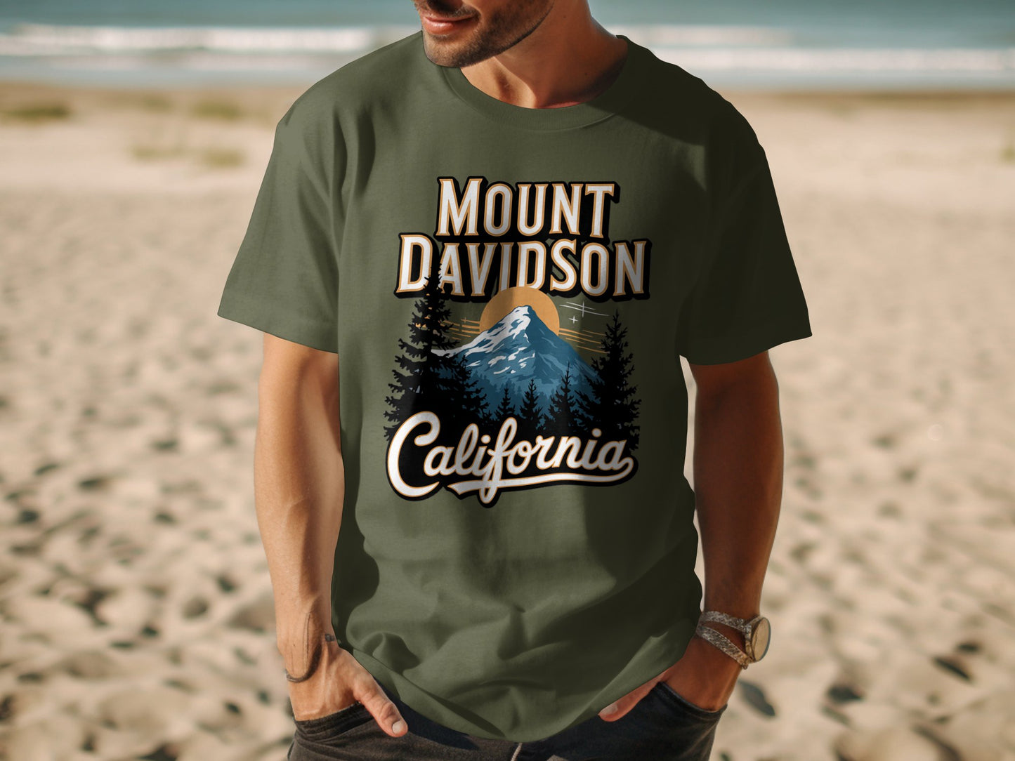 Mount Davidson California Scenic Graphic T-shirt product