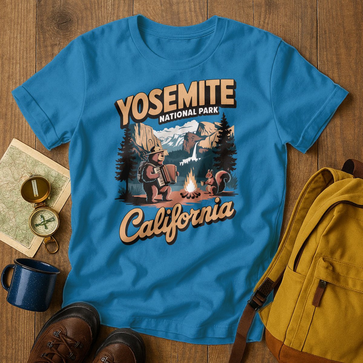 Yosemite National Park California Graphic Tee product type