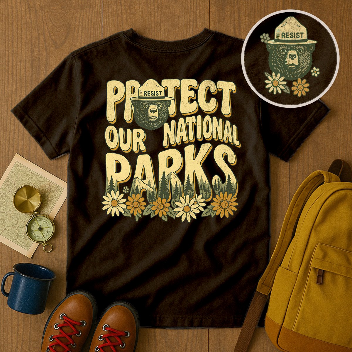 Protect Our National Parks Resist Design product type