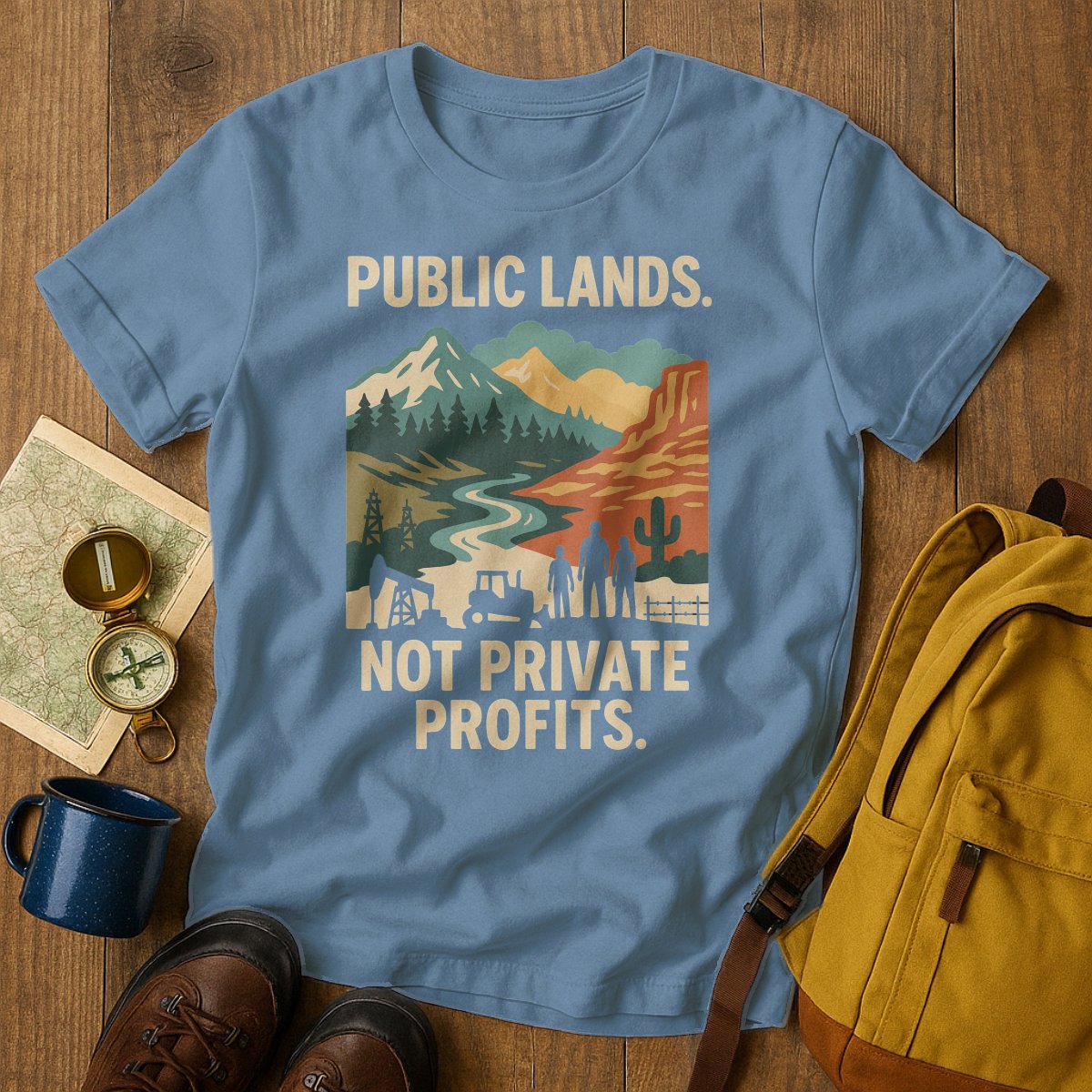 Public Lands Not Private Profits Graphic T-shirt product