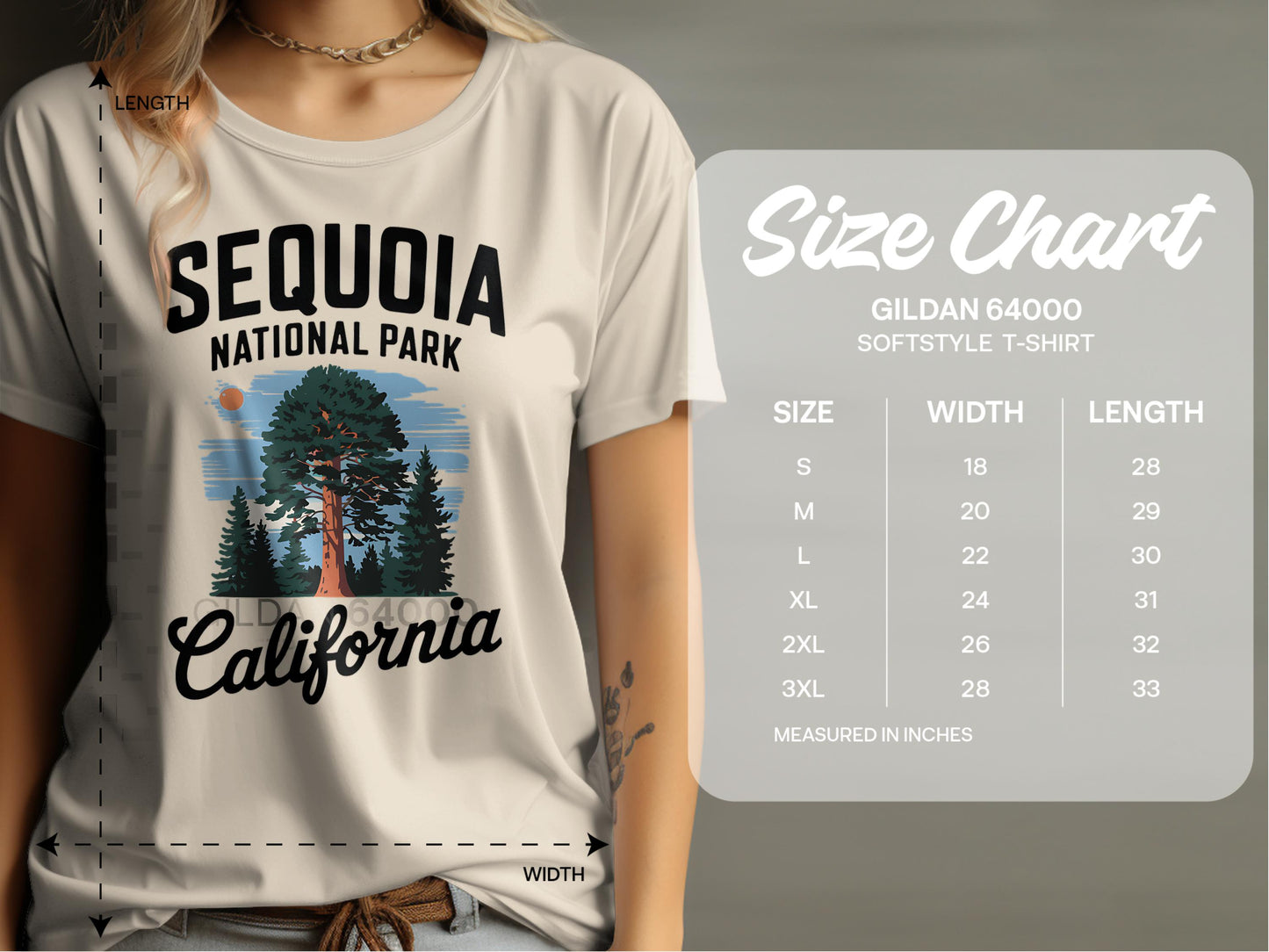 Sequoia National Park California Softstyle T-shirt product