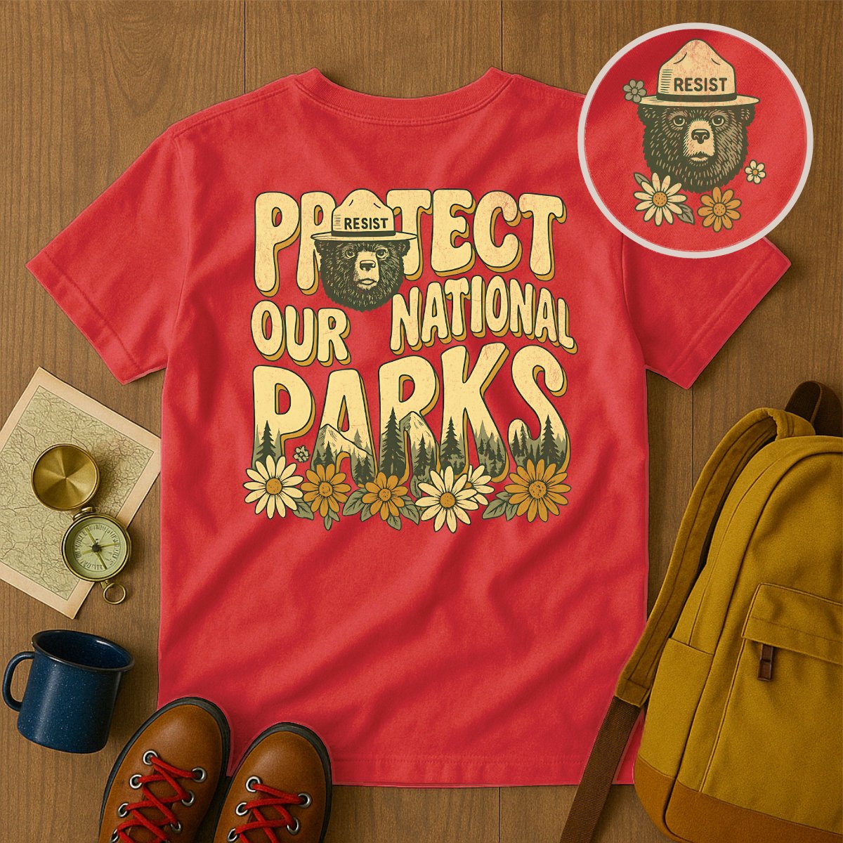Protect Our National Parks Resist Bear T-Shirt product