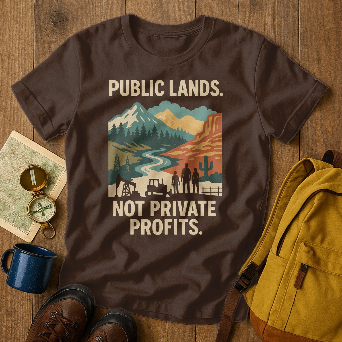 Public Lands Not Private Profits Graphic T-Shirt product