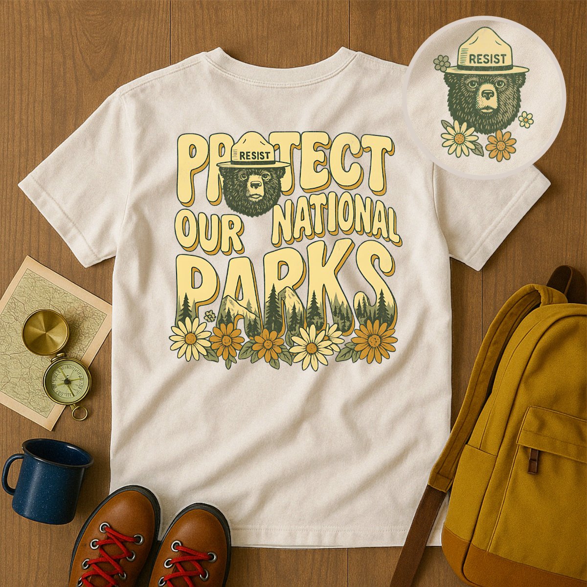 Protect Our National Parks Resist T-shirt product