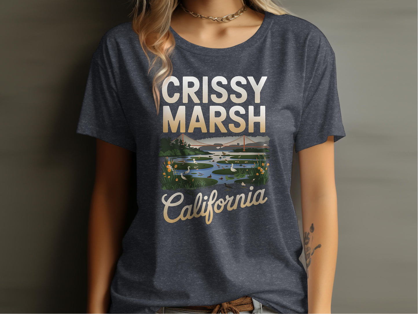 Scenic Crissy Marsh California Graphic Tee product type