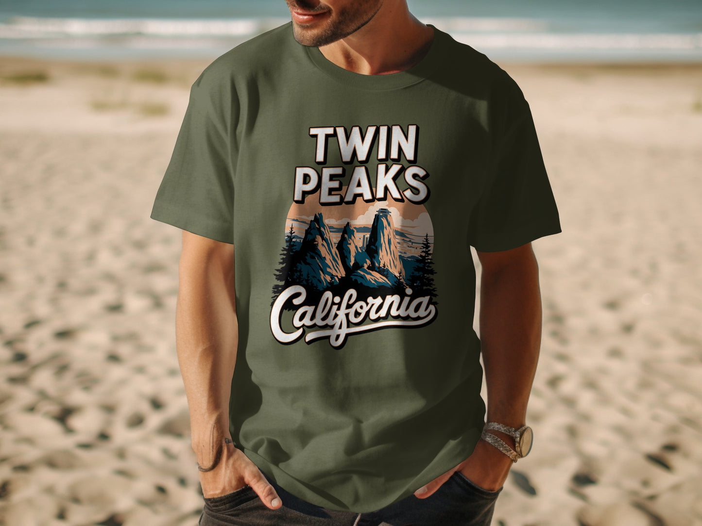 Twin Peaks California Graphic Print Tee Shirt product type