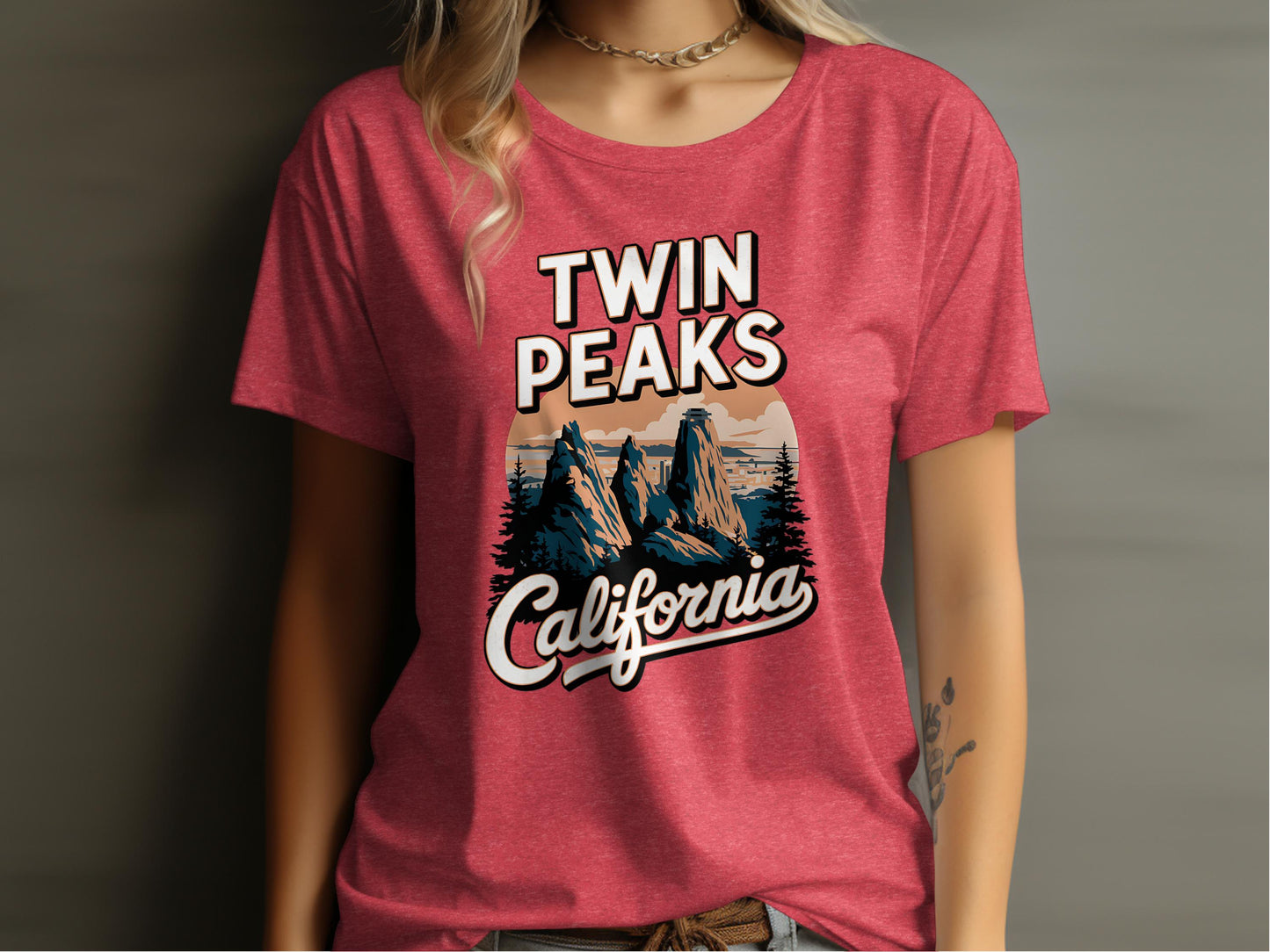 Twin Peaks California Graphic Design T-shirt product