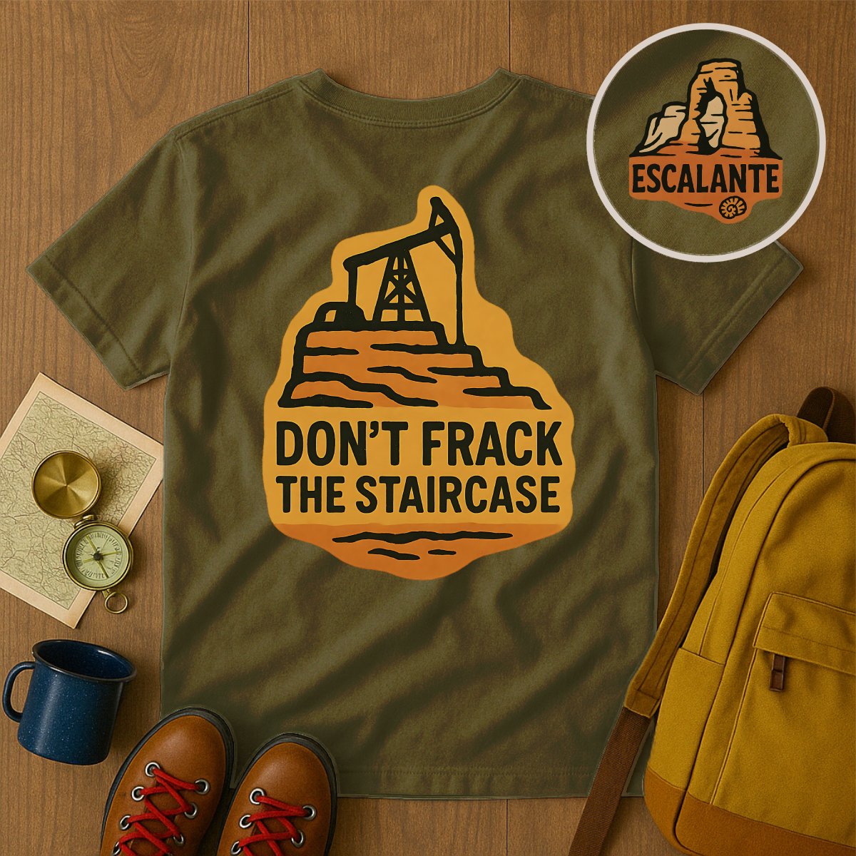 Don't Frack The Staircase Graphic Shirt product