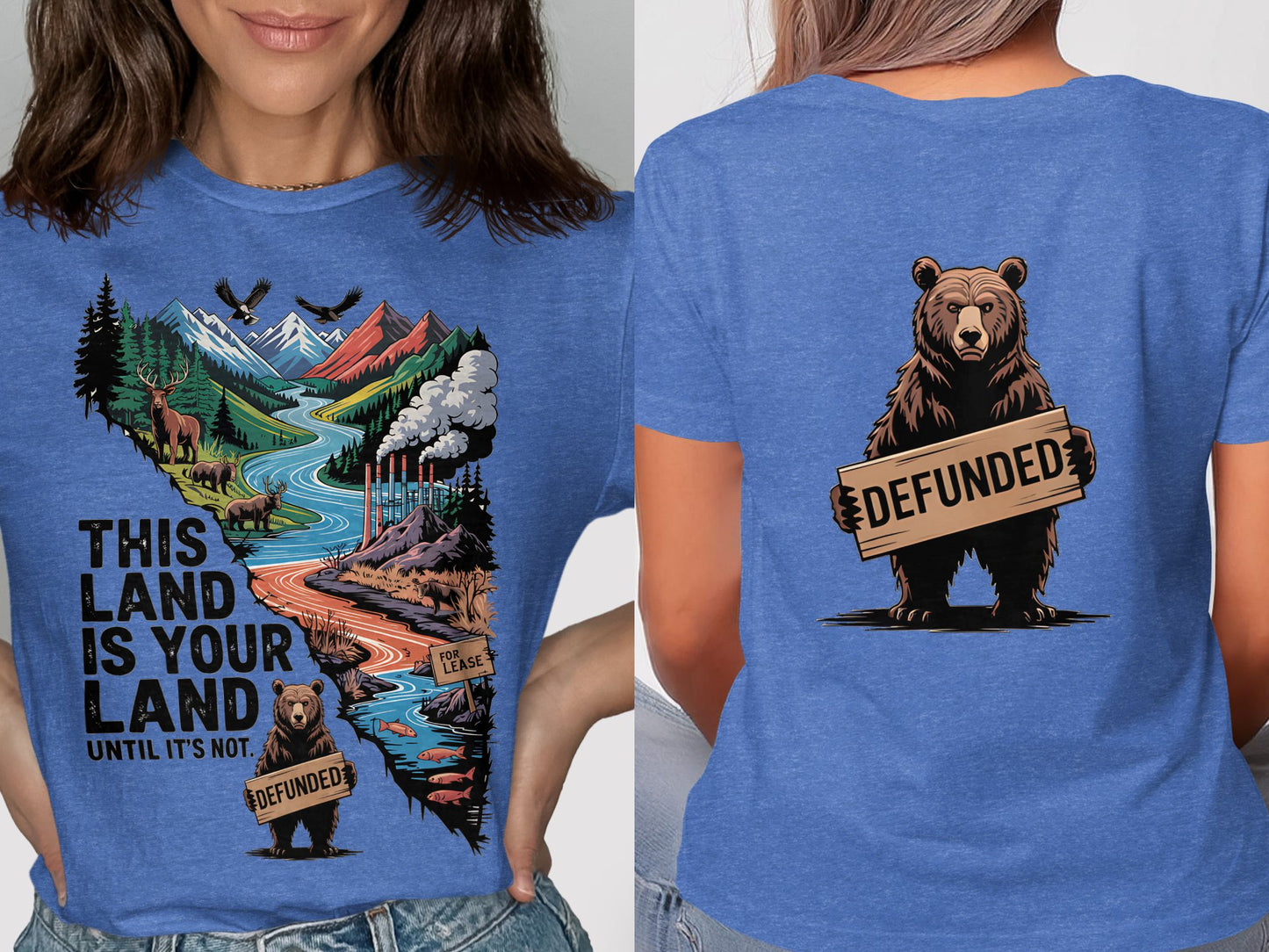 This Land is Your Land Defunded Bear T-shirt product