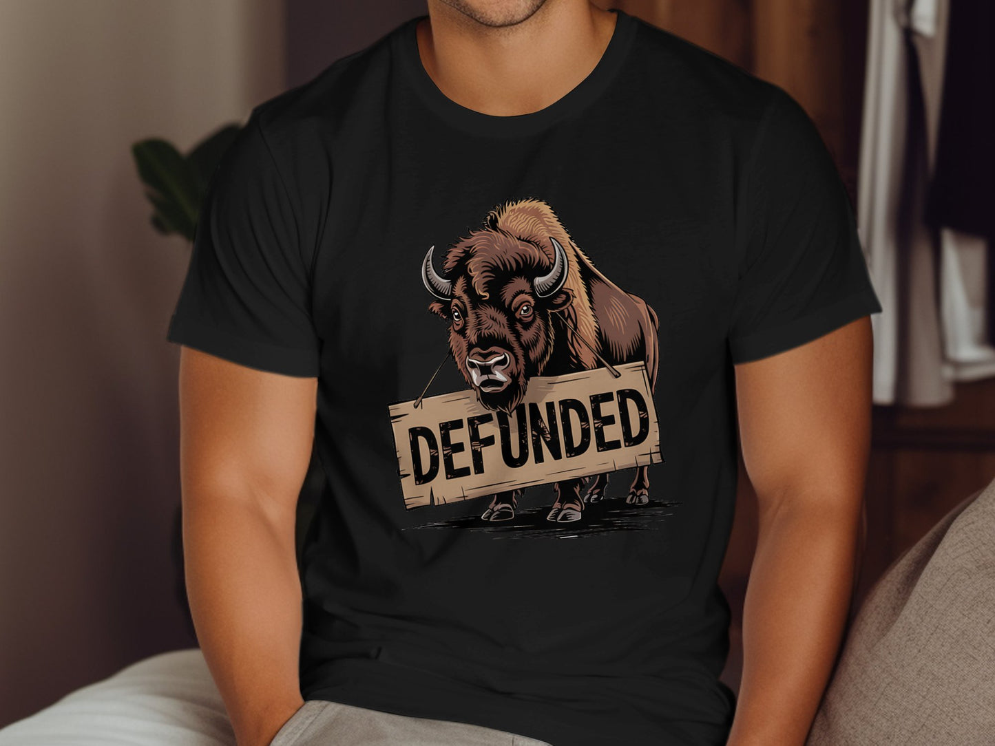 Defunded Bison Graphic Tee Perfect Statement Product