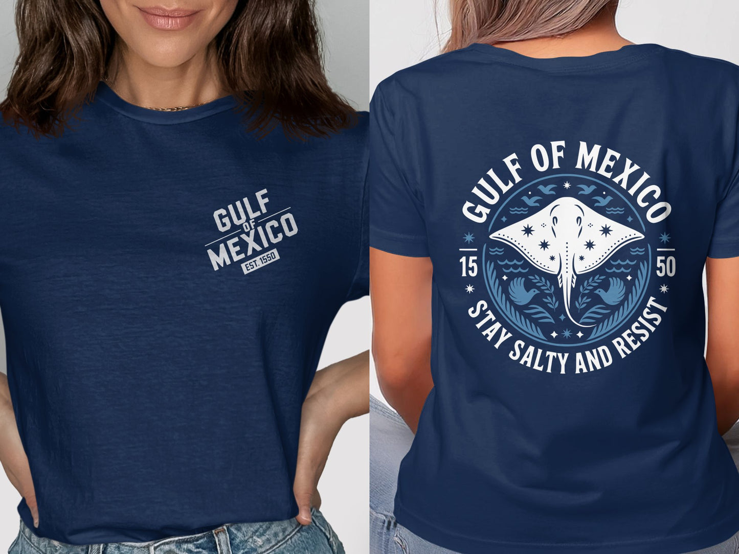 Gulf of Mexico Stay Salty and Resist T-shirt product
