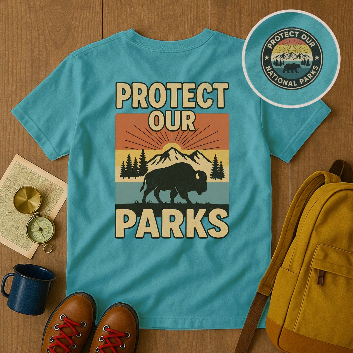 Protect Our Parks Graphic Tee Shirt product