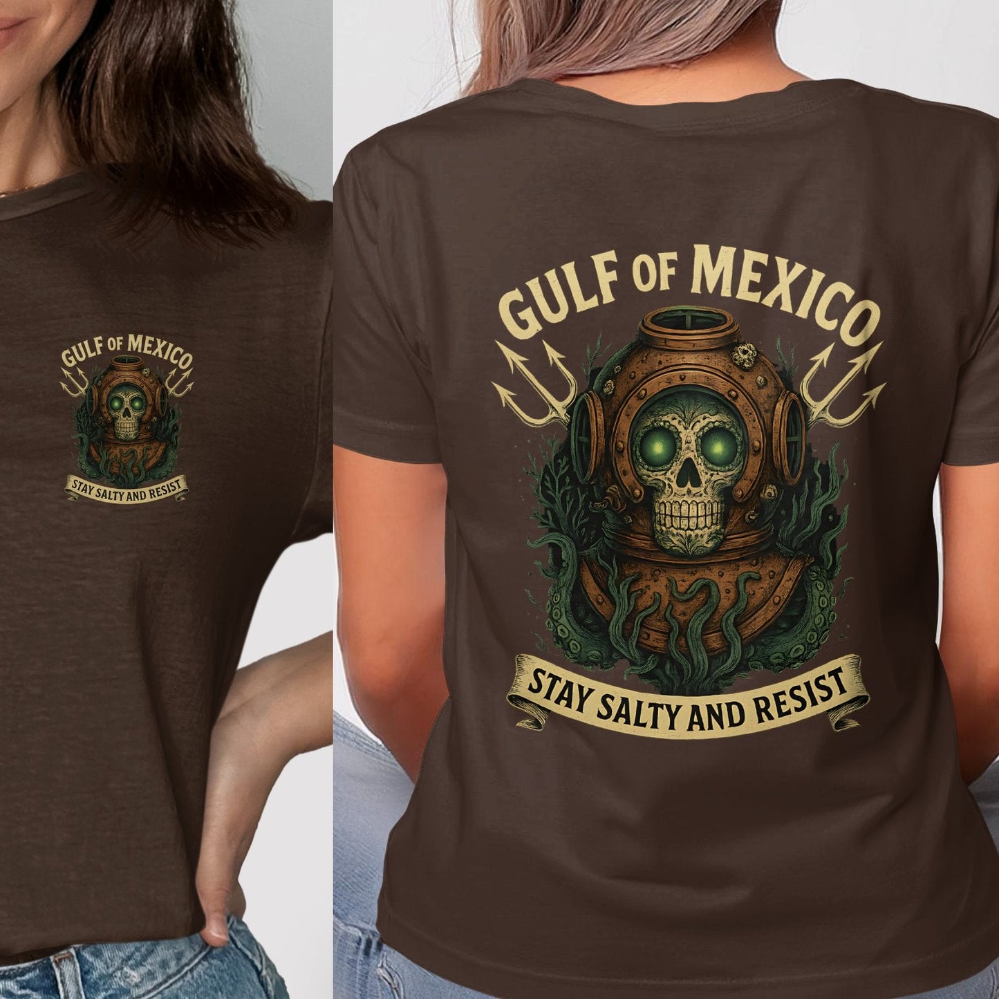 Gulf of Mexico Stay Salty and Resist graphic product