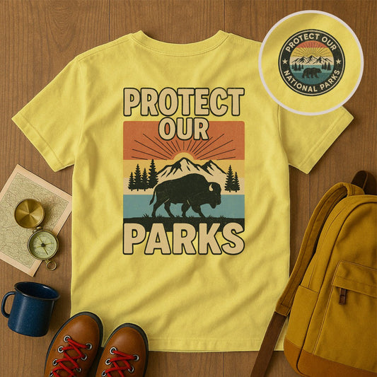 Protect Our Parks Buffalo Graphic T-Shirt product type