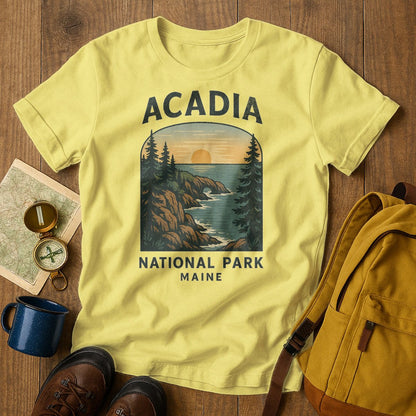 Acadia National Park Maine Scenic Graphic T-Shirt product