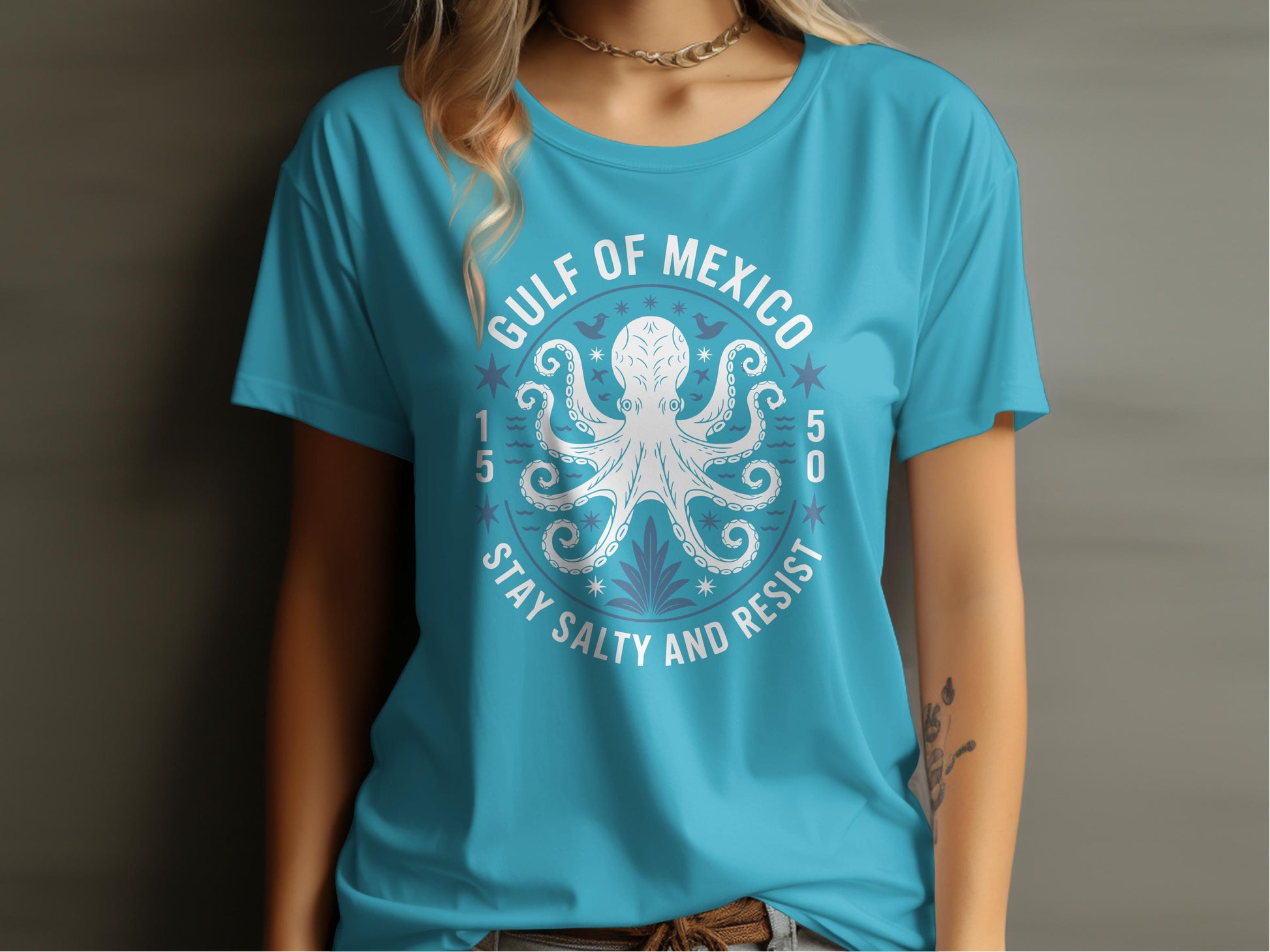 Gulf of Mexico Stay Salty and Resist Tshirt product