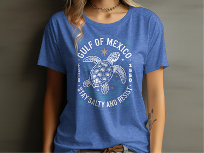 Gulf of Mexico Stay Salty and Resist Turtle product type
