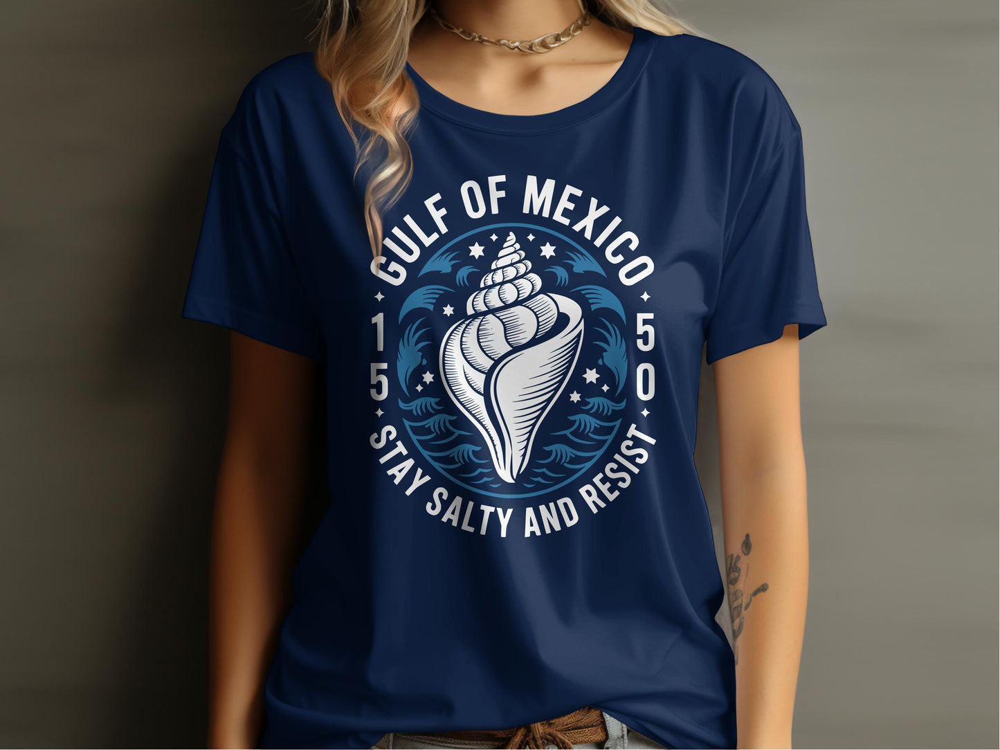 Gulf of Mexico Stay Salty and Resist 1950 Shirt product