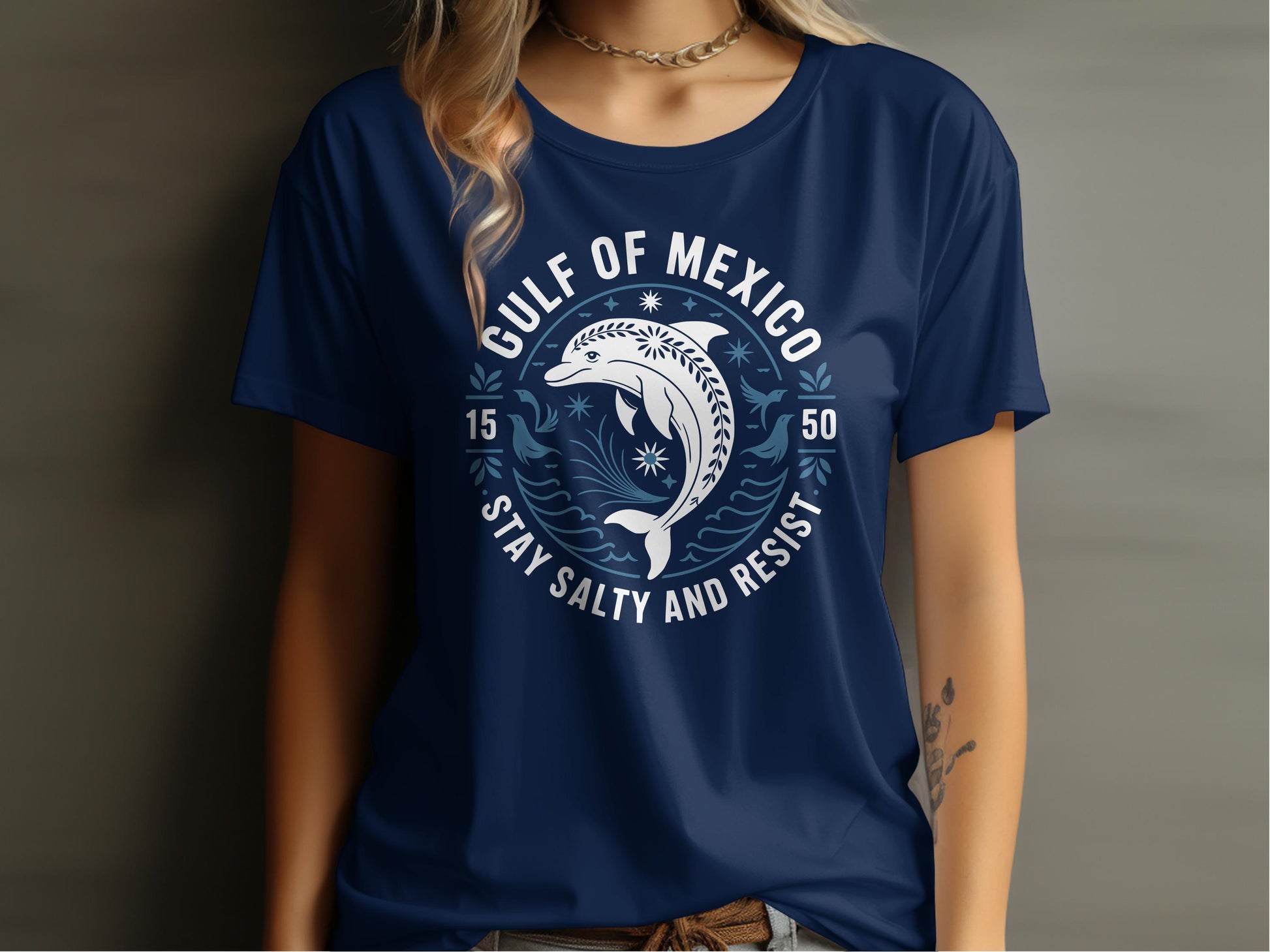 Gulf of Mexico Stay Salty and Resist Graphic T-shirt product