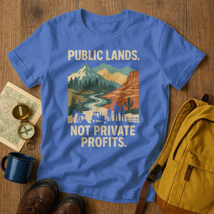Public Lands Not Private Profits Graphic Tee product