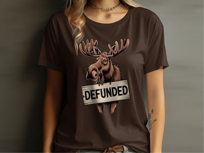 Defunded Moose Graphic Printed T-shirt product type