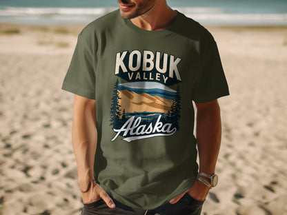 Kobuk Valley Alaska Graphic Beach T-Shirt product type