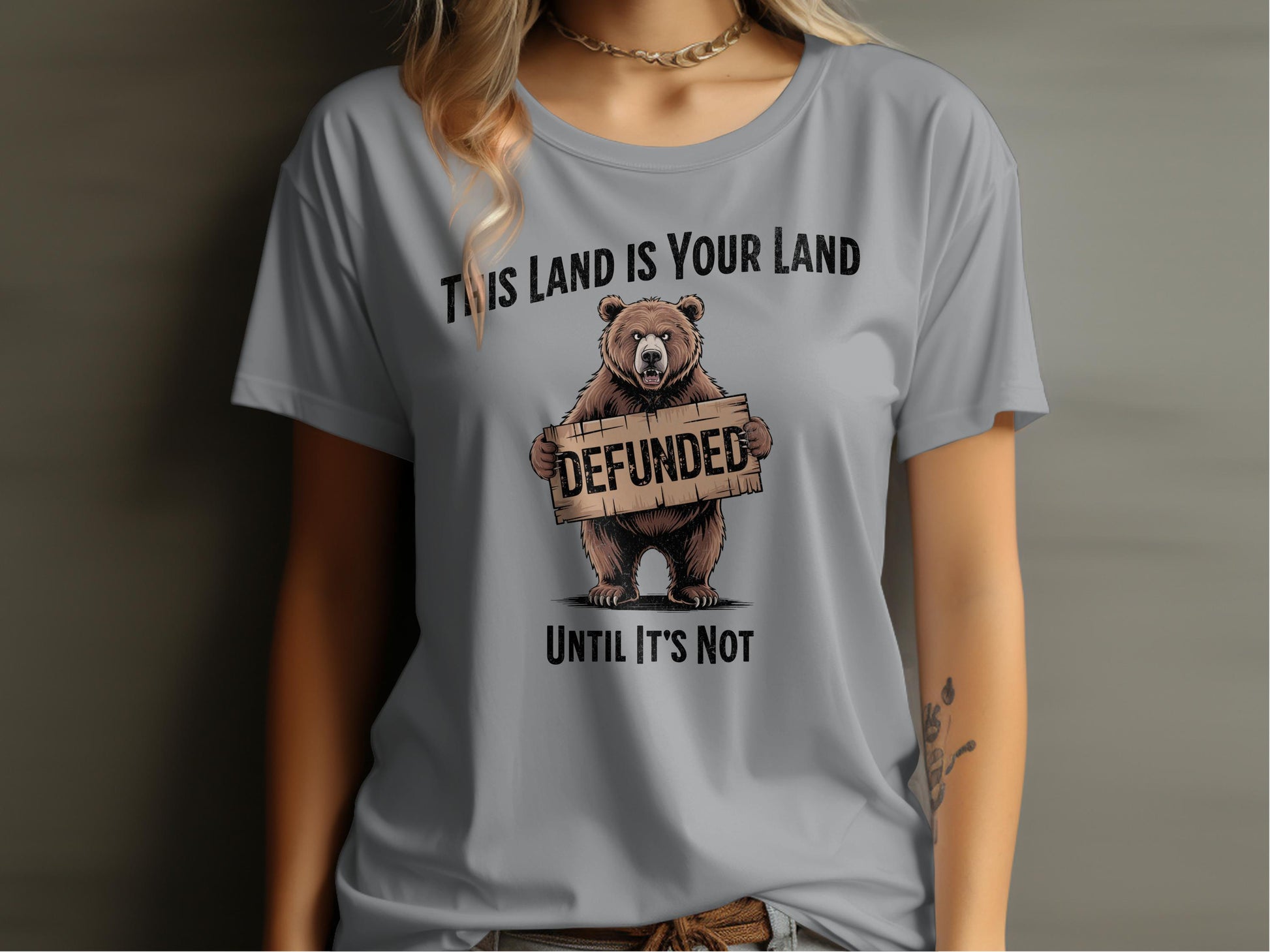 This Land Is Your Land Defunded Graphic T-shirt product type