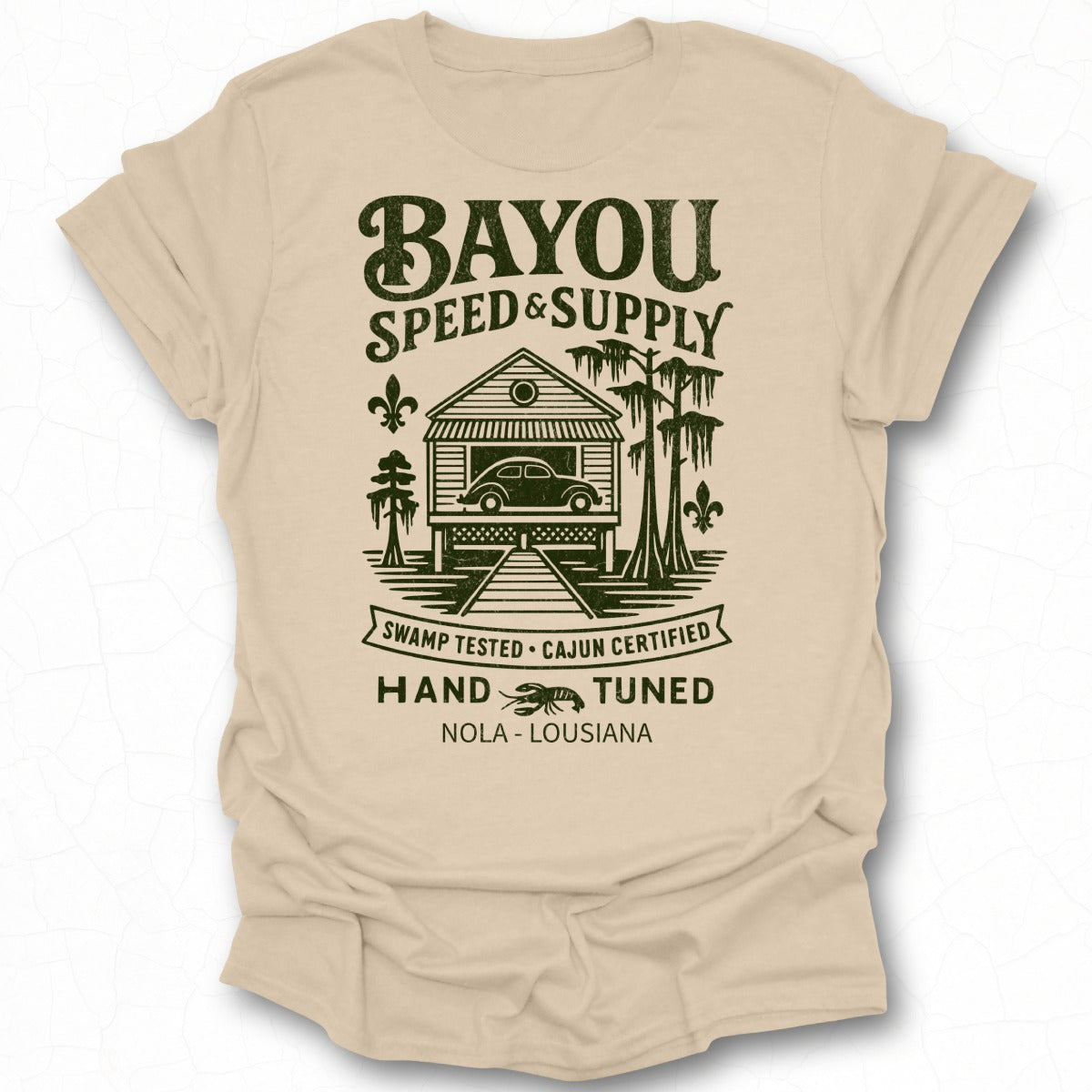 Bayou Speed and Supply Hand Tuned Nola Louisiana Shirt
