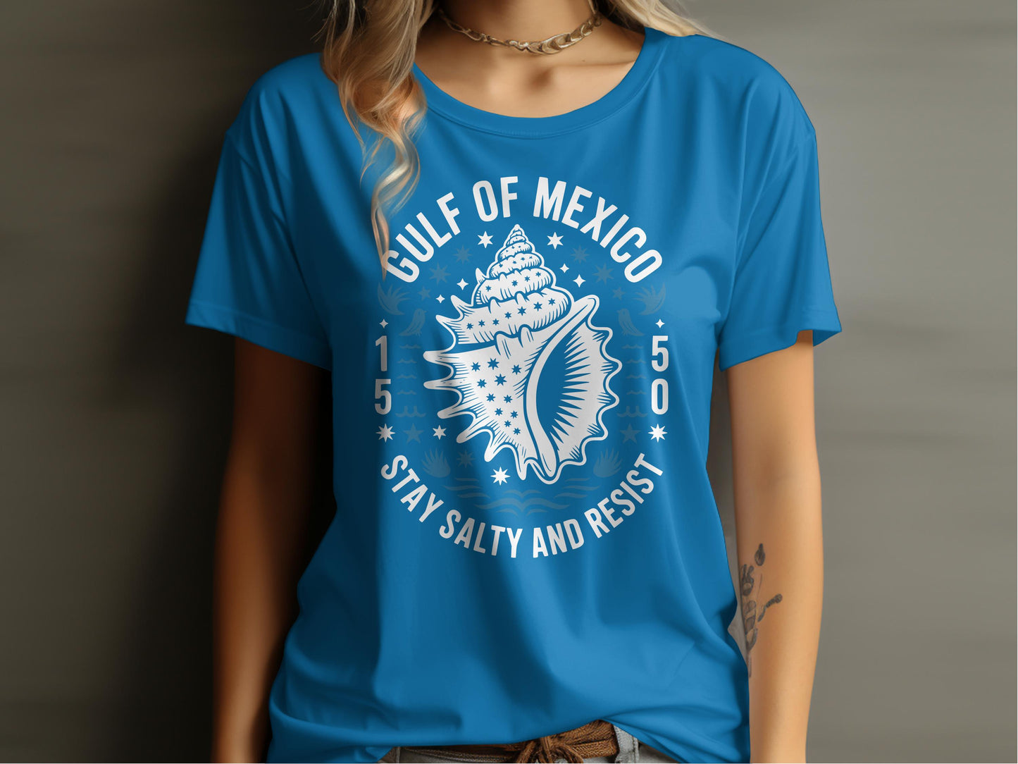 Gulf of Mexico Stay Salty and Resist 1950 T-shirt product