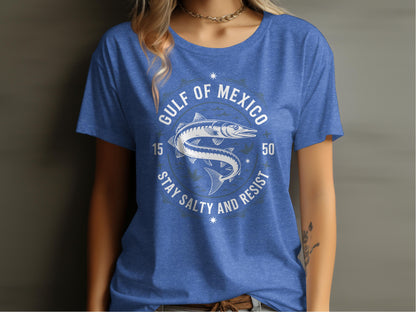 Gulf of Mexico Stay Salty and Resist Graphic T-shirt product