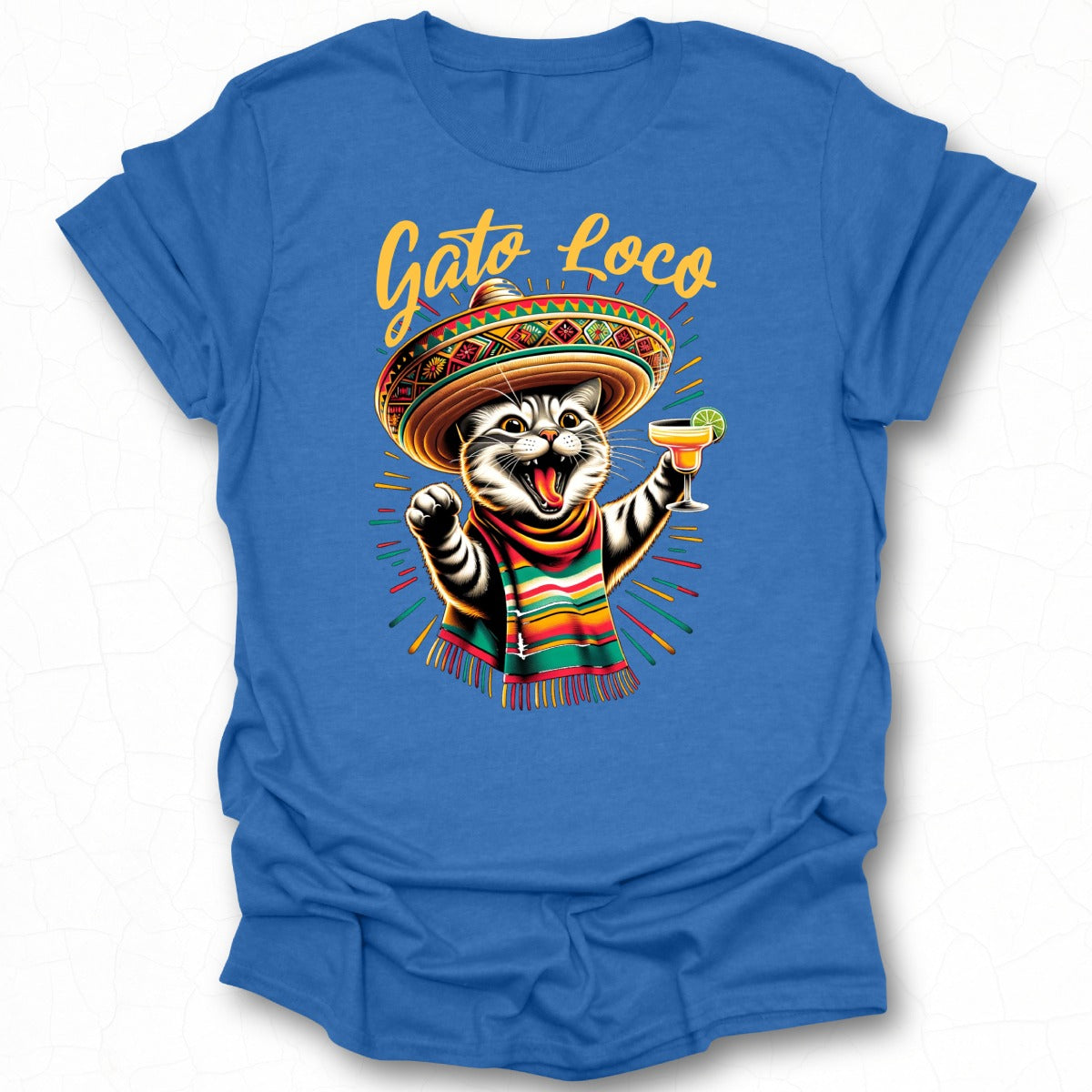 Festive Gato Loco Cat T-Shirt
