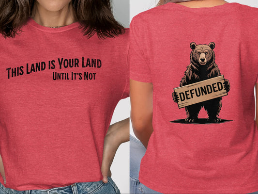 This Land Is Your Land Defunded Bear product type