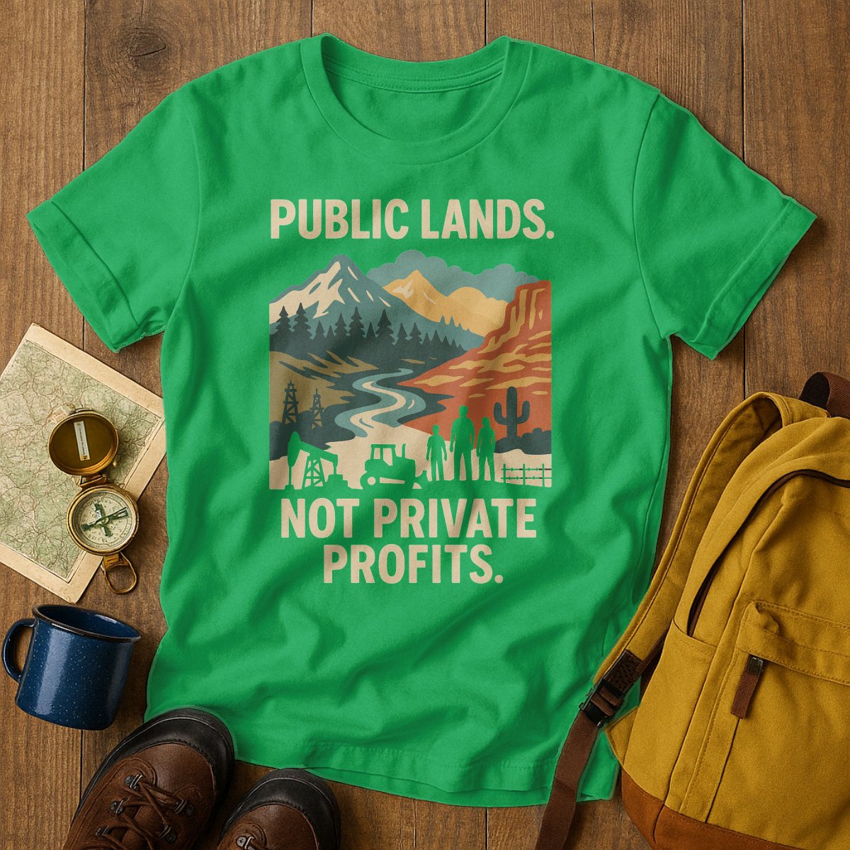 Public Lands Not Private Profits Graphic Tee product