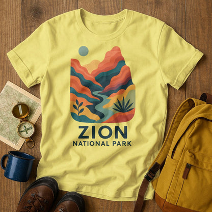 Vintage Zion National Park Graphic Tee product