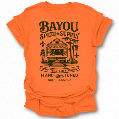 Bayou Speed and Supply Hand Tuned NOLA T-Shirt Product