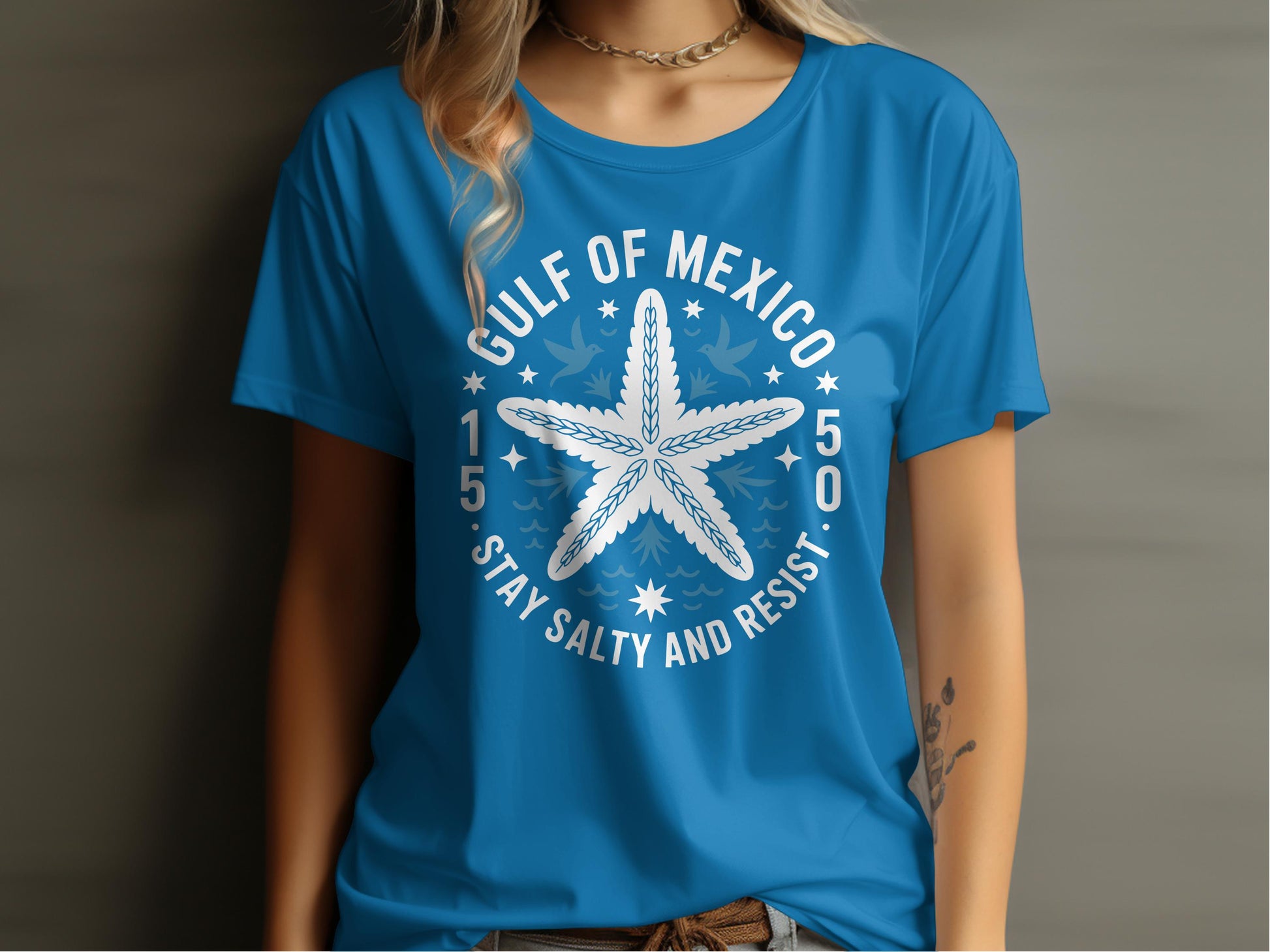 Gulf of Mexico Stay Salty and Resist graphic shirt product