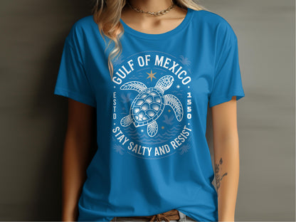Gulf of Mexico Stay Salty and Resist T-shirt product type