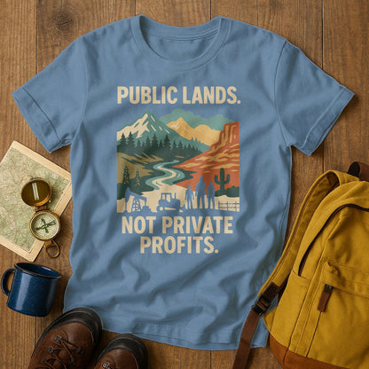 Public Lands Not Private Profits Graphic T-shirt product