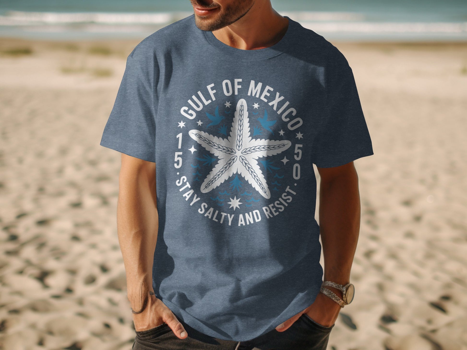 Gulf of Mexico Stay Salty Resist Starfish shirt product