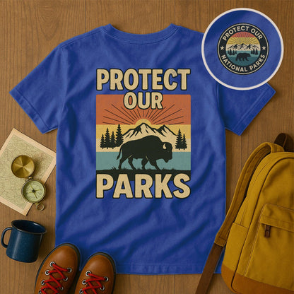 Protect Our Parks Graphic T Shirt for Nature Lovers